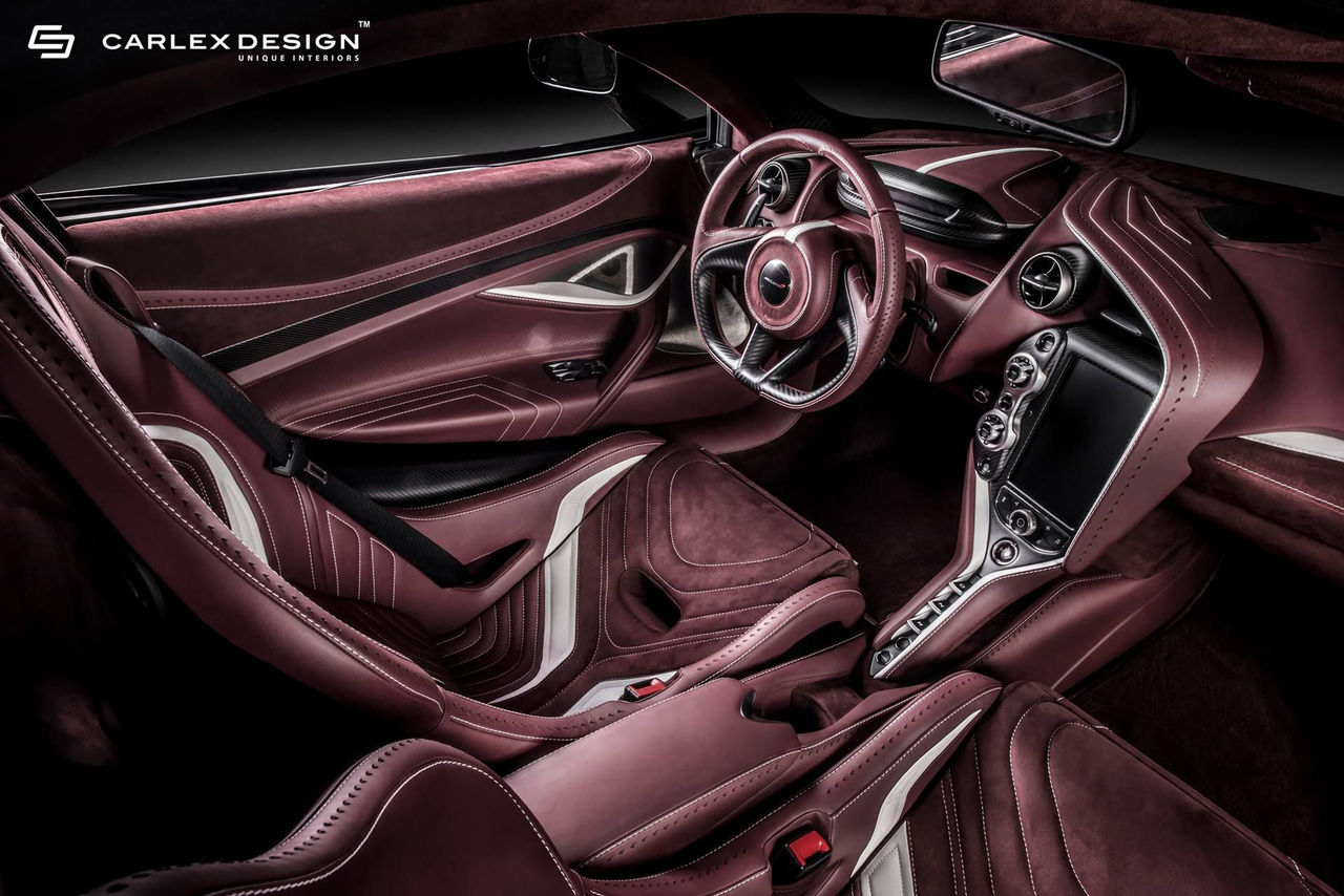 Carlex Design spexar till interiören på McLaren 720S