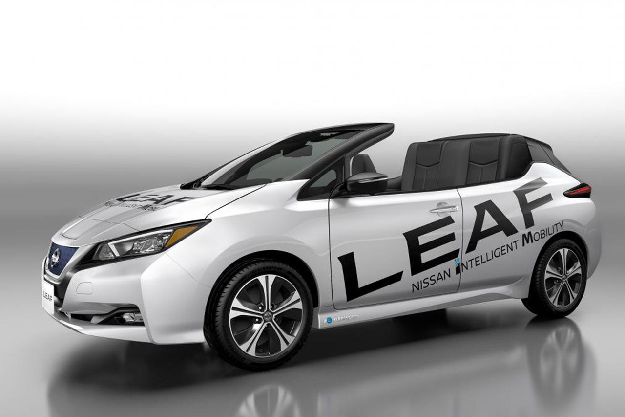 Nissan Leaf som cabriolet