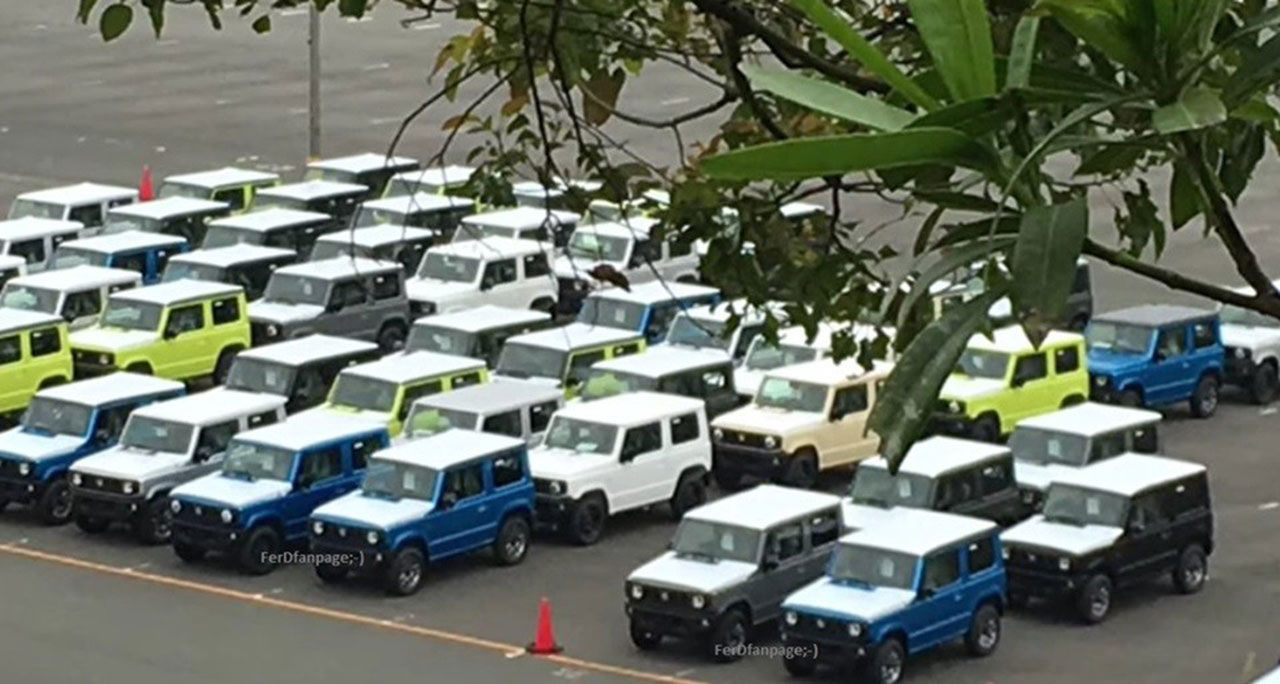 Nya Suzuki Jimny fångad utan maskering