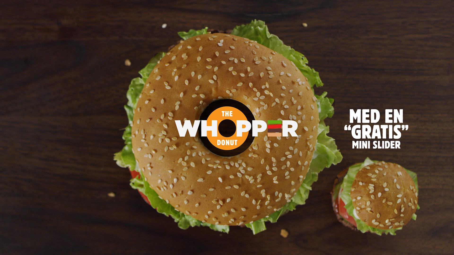 Burger King gör donut av Whopper