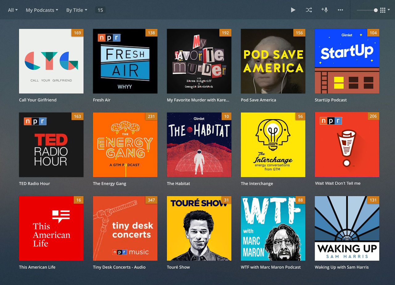 Plex får stöd för podcasts