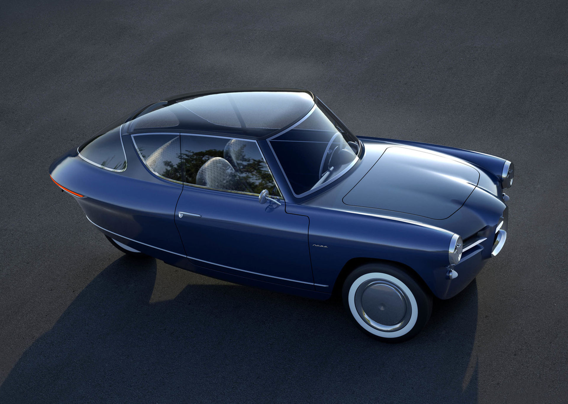 Trehjuliga Nobe 100 bjuder på klassiska linjer