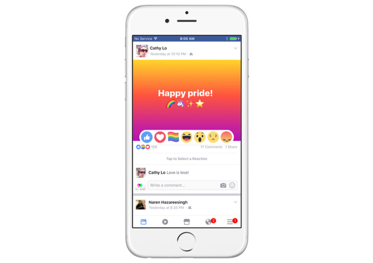 Facebook lägger ner temporära reaktionsikoner