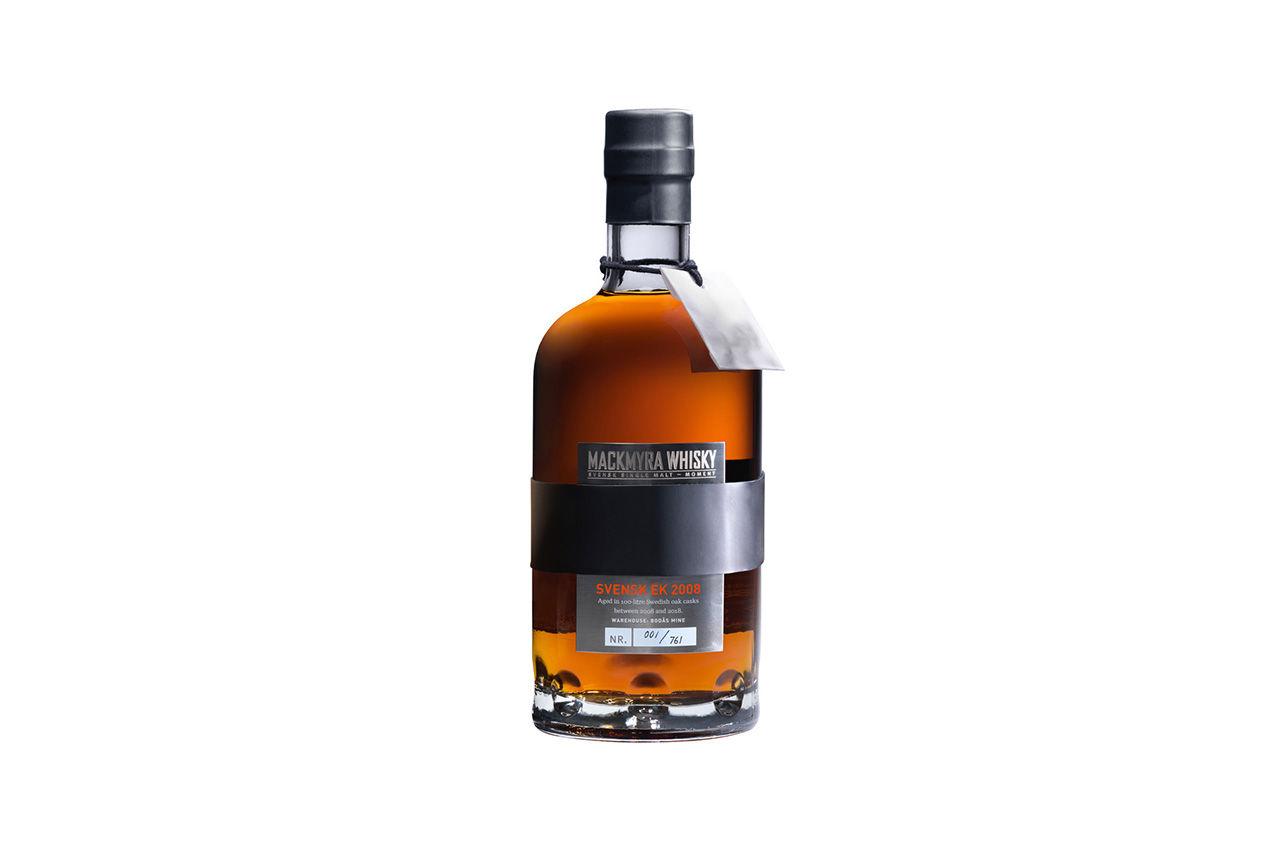 Whisky som lagrats på svensk ek
