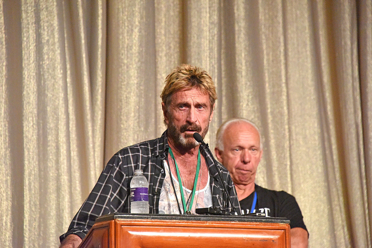 John McAfee ställer upp i presidentvalet 2020