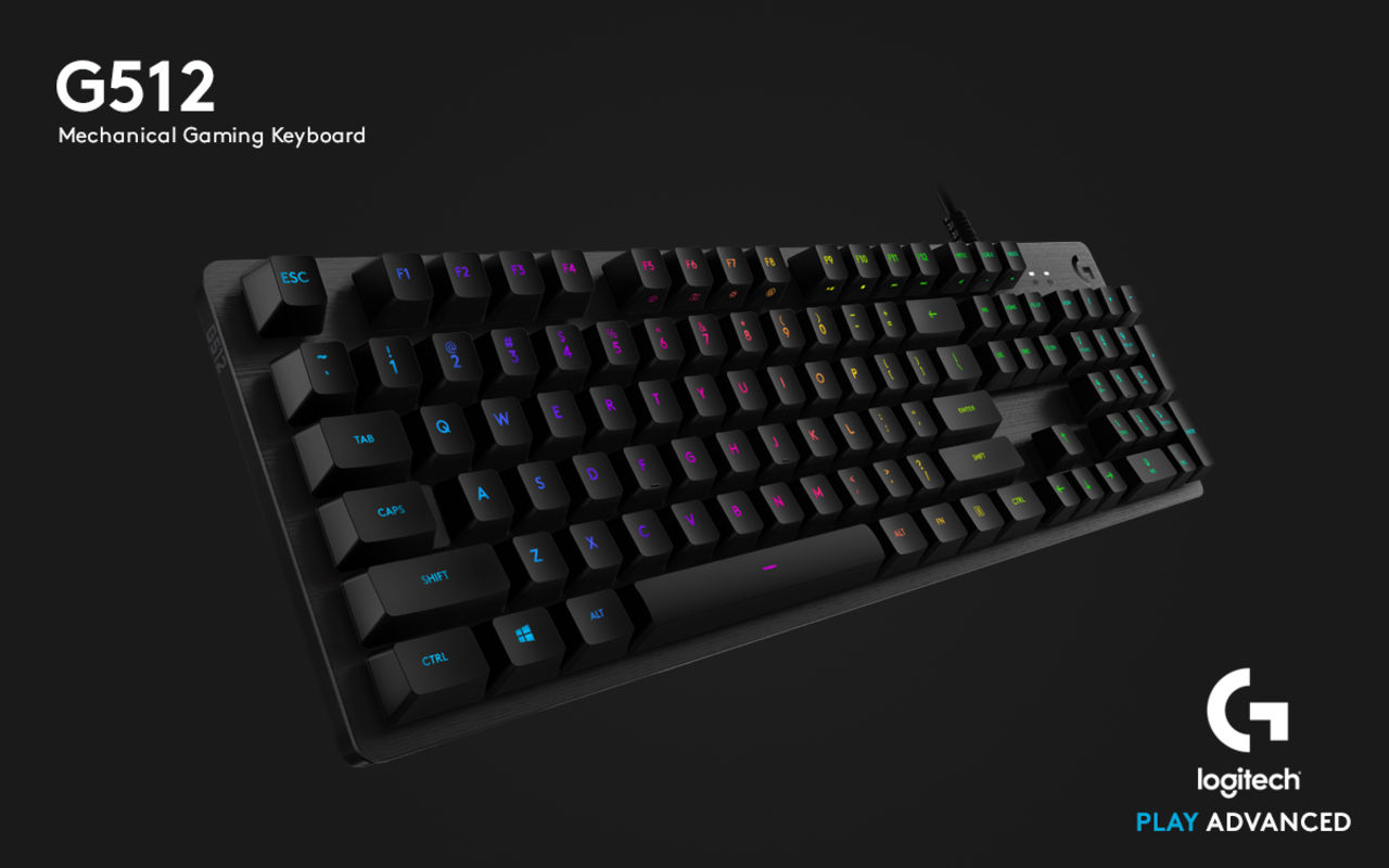 Logitech presenterar tangentbordet G512