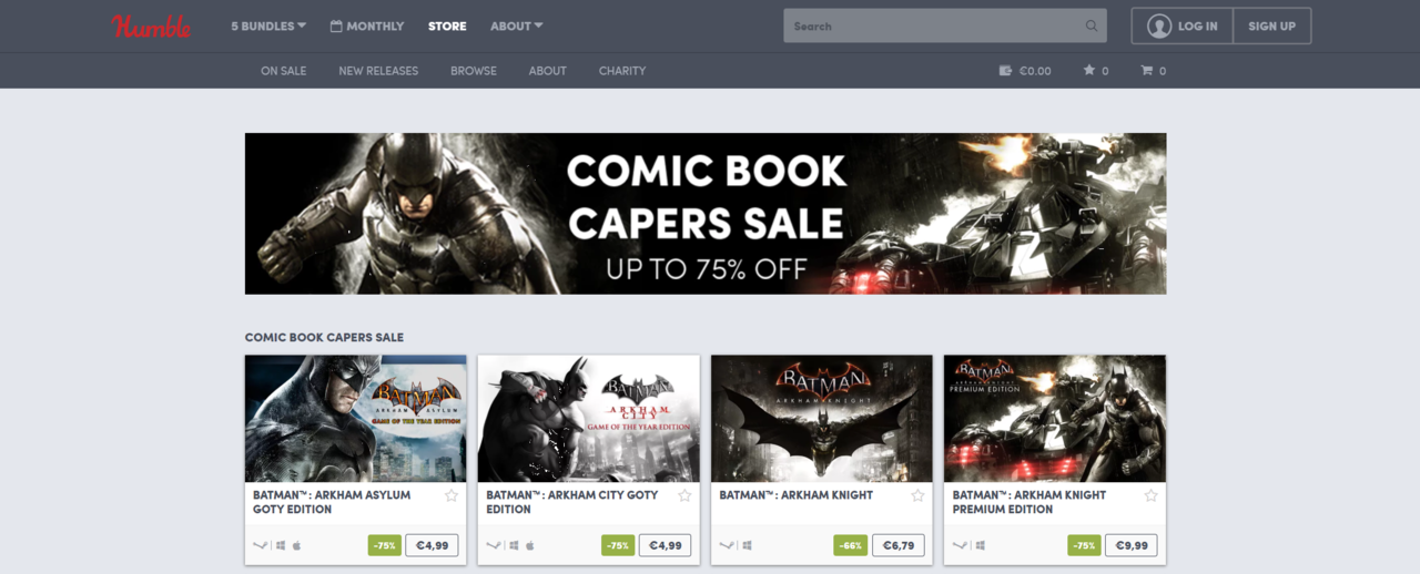 Humble Bundle kör stor superhjälte-rea