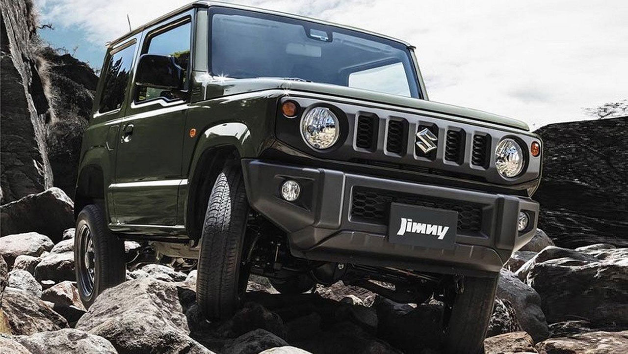 Suzuki visar ett par bilder på nya Jimny