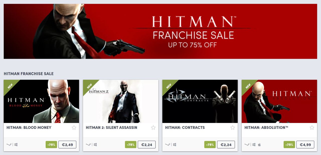 Humble Bundle erbjuder Hitman-spel för liten peng