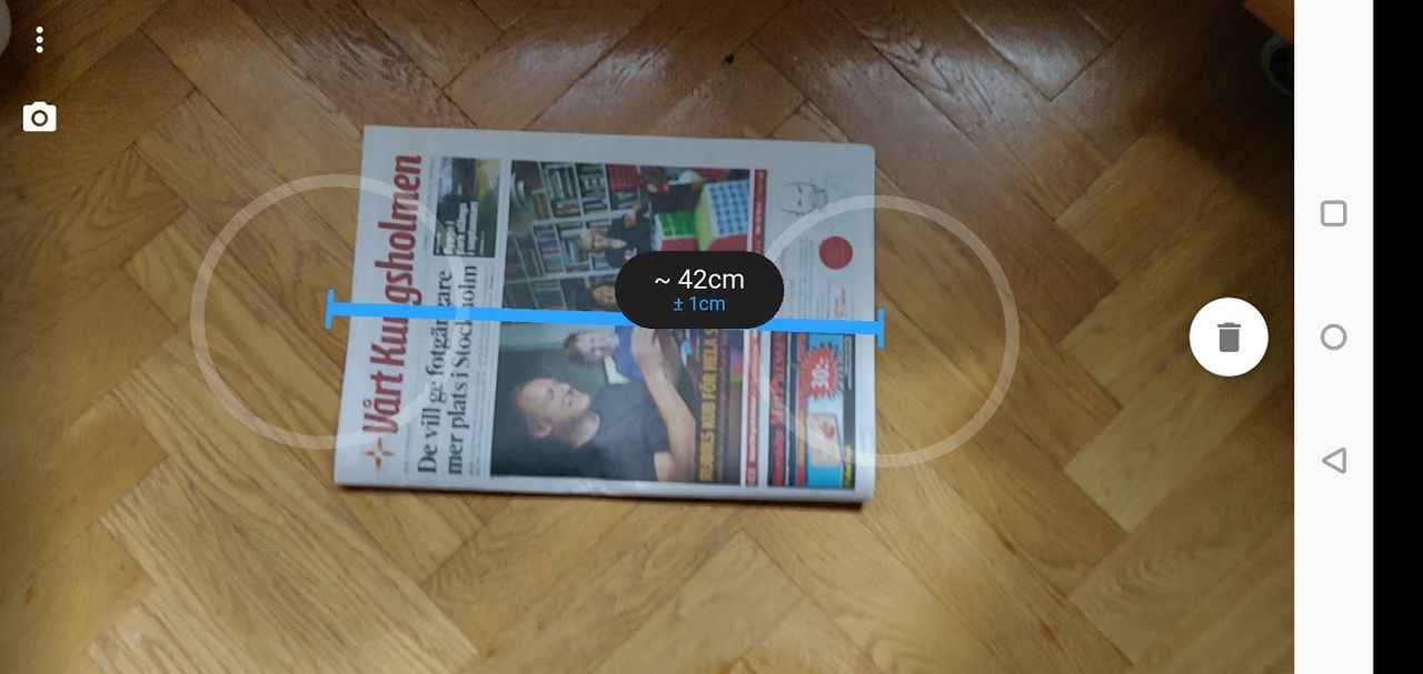 Mät prylar i augmented reality