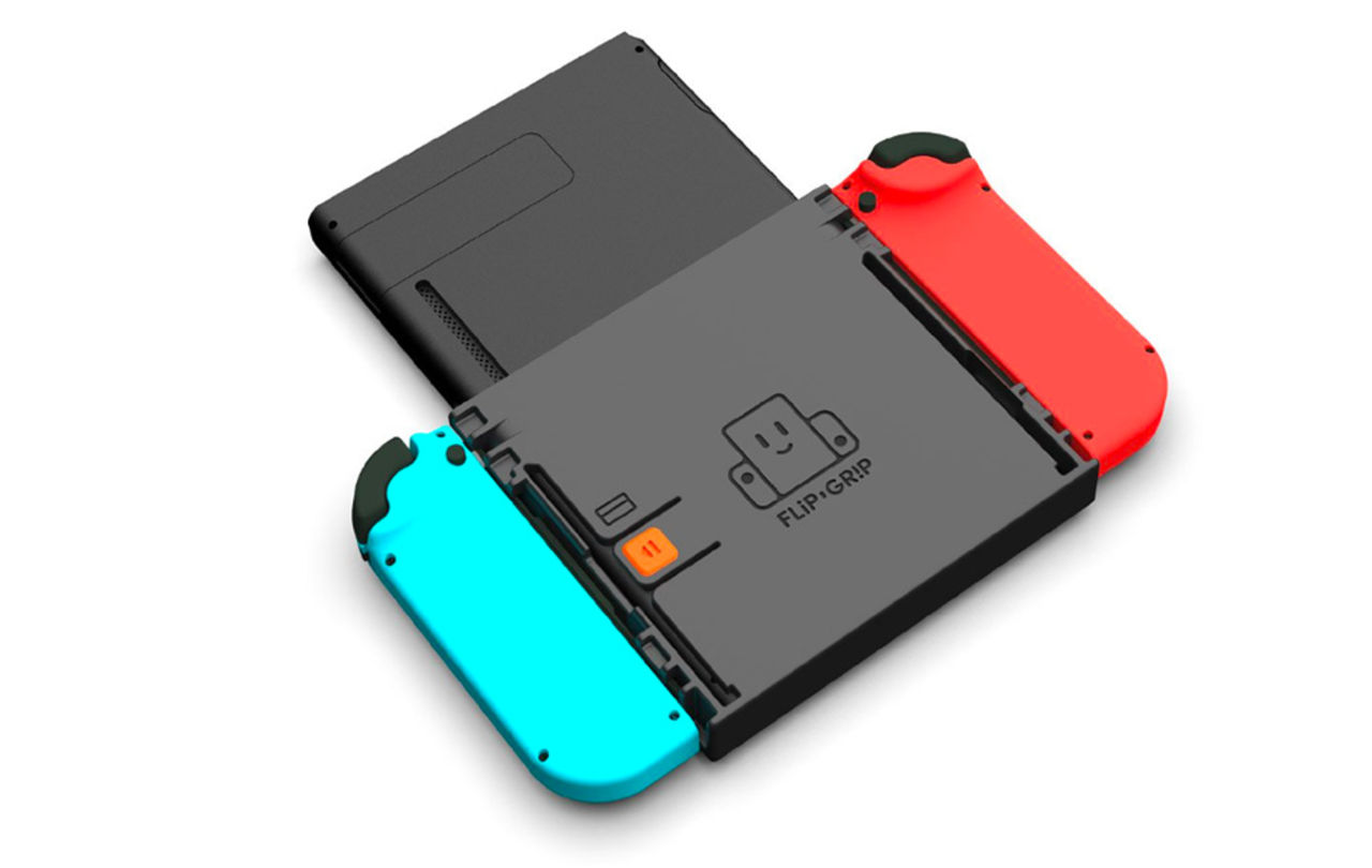 Spela Nintendo Switch vertikalt med Flip Grip