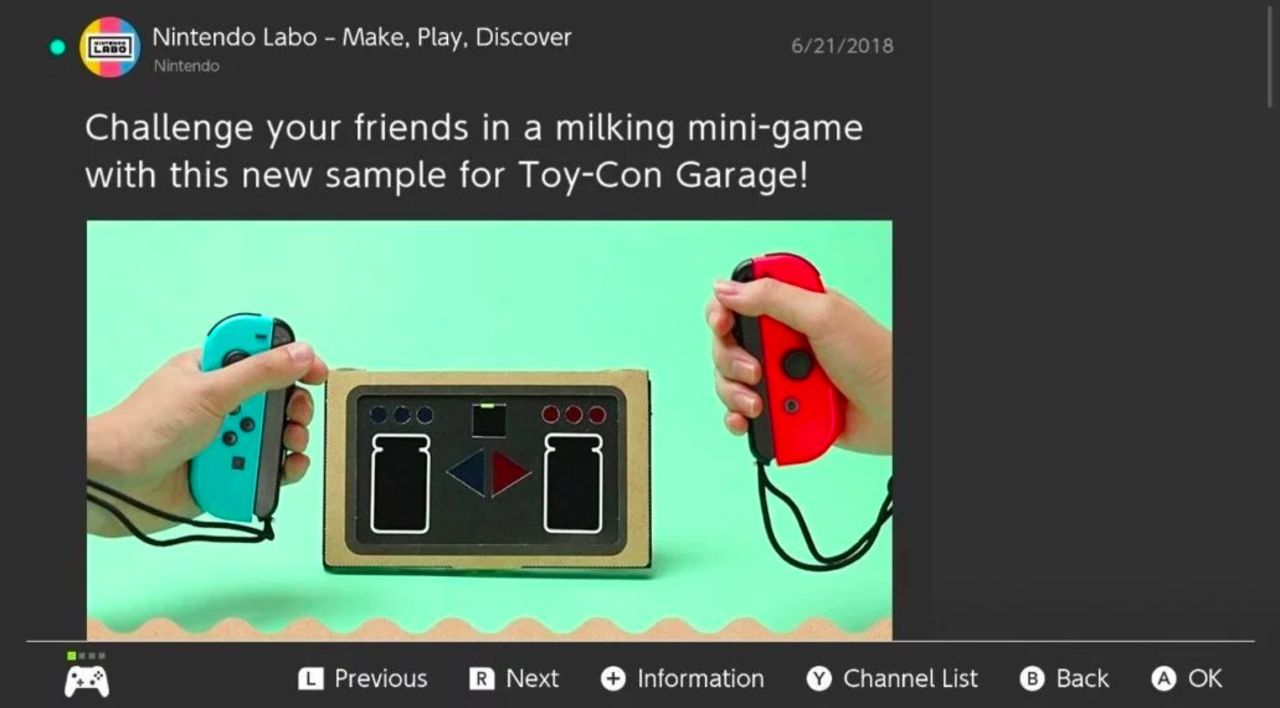 Nintendos mjölknings-spel kommer till Labo