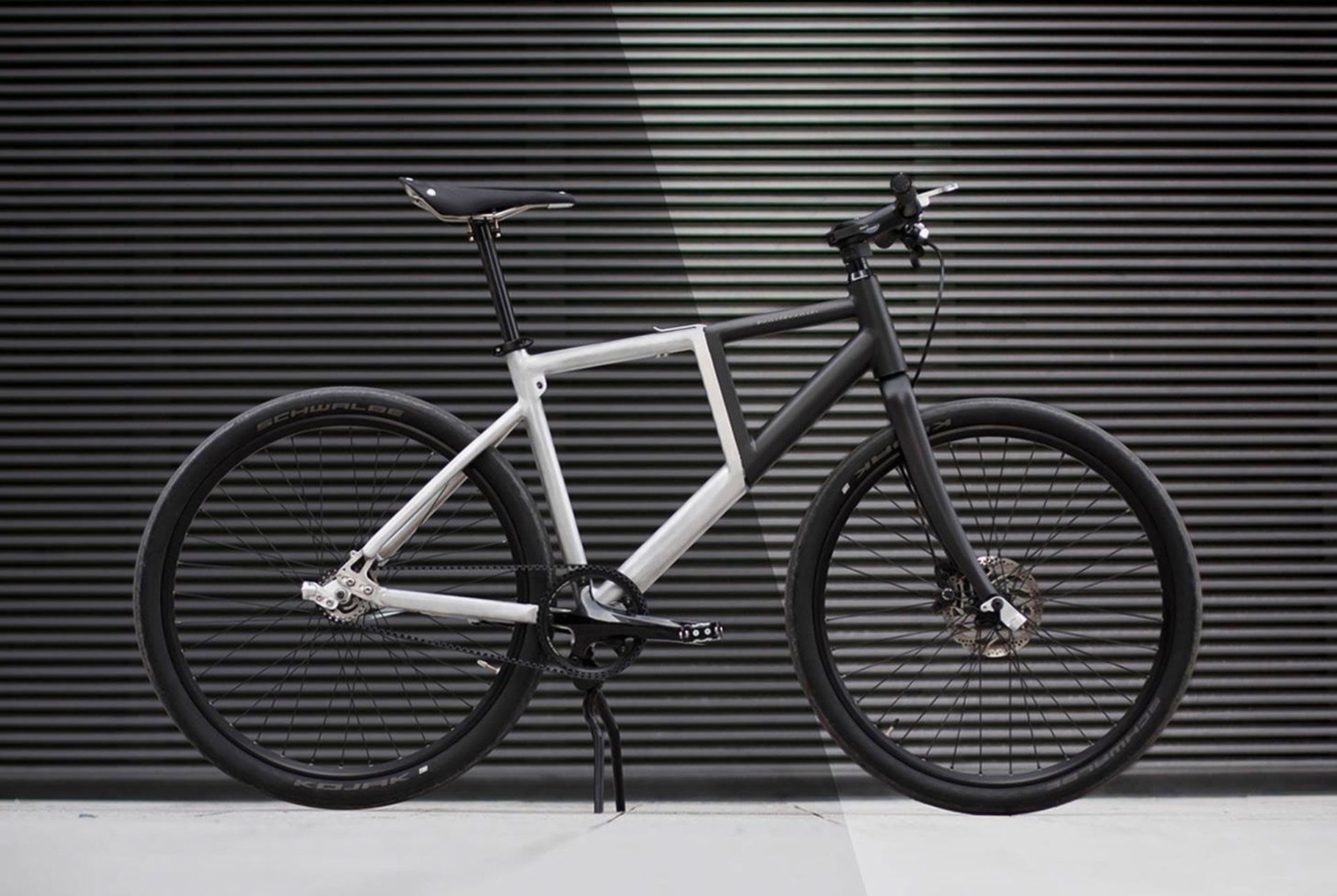 Snygg cykel som går att fälla ihop