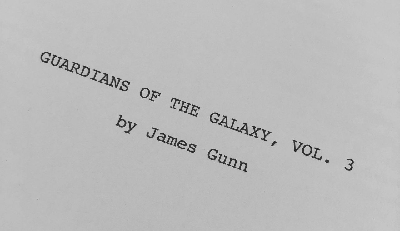 Manus för Guardians of the Galaxy Vol 3 är färdigskrivet
