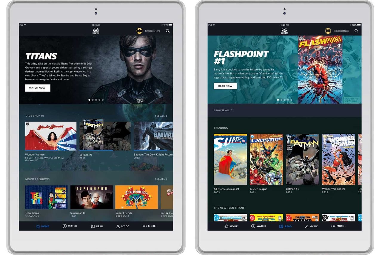DC Comics lanserar streamingtjänst i augusti