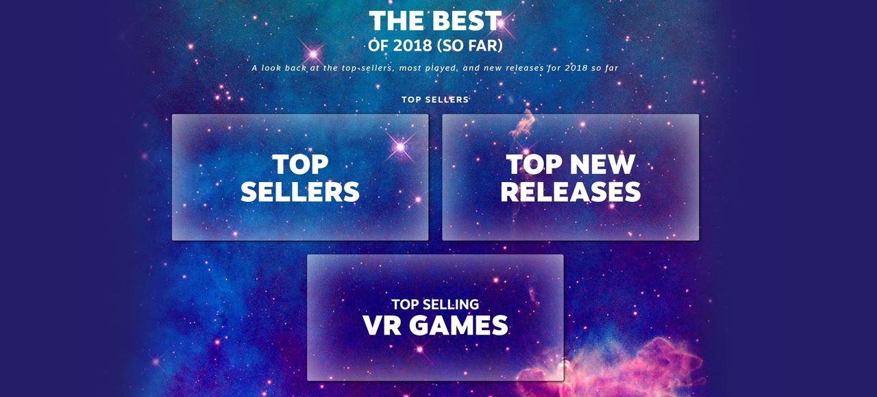 Valve listar årets hittills mest sålda spel på Steam