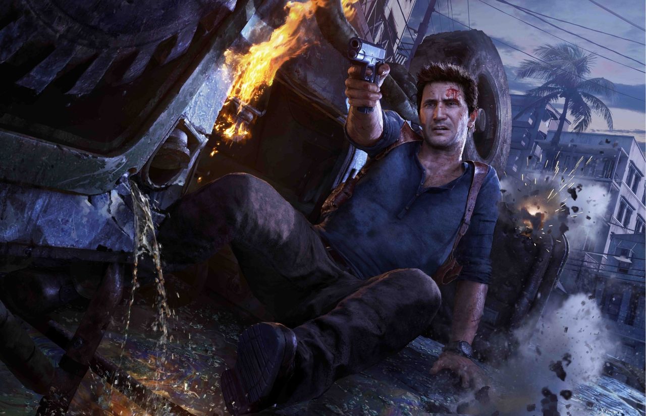 Nathan Drake tar ingen skada i Uncharted-serien