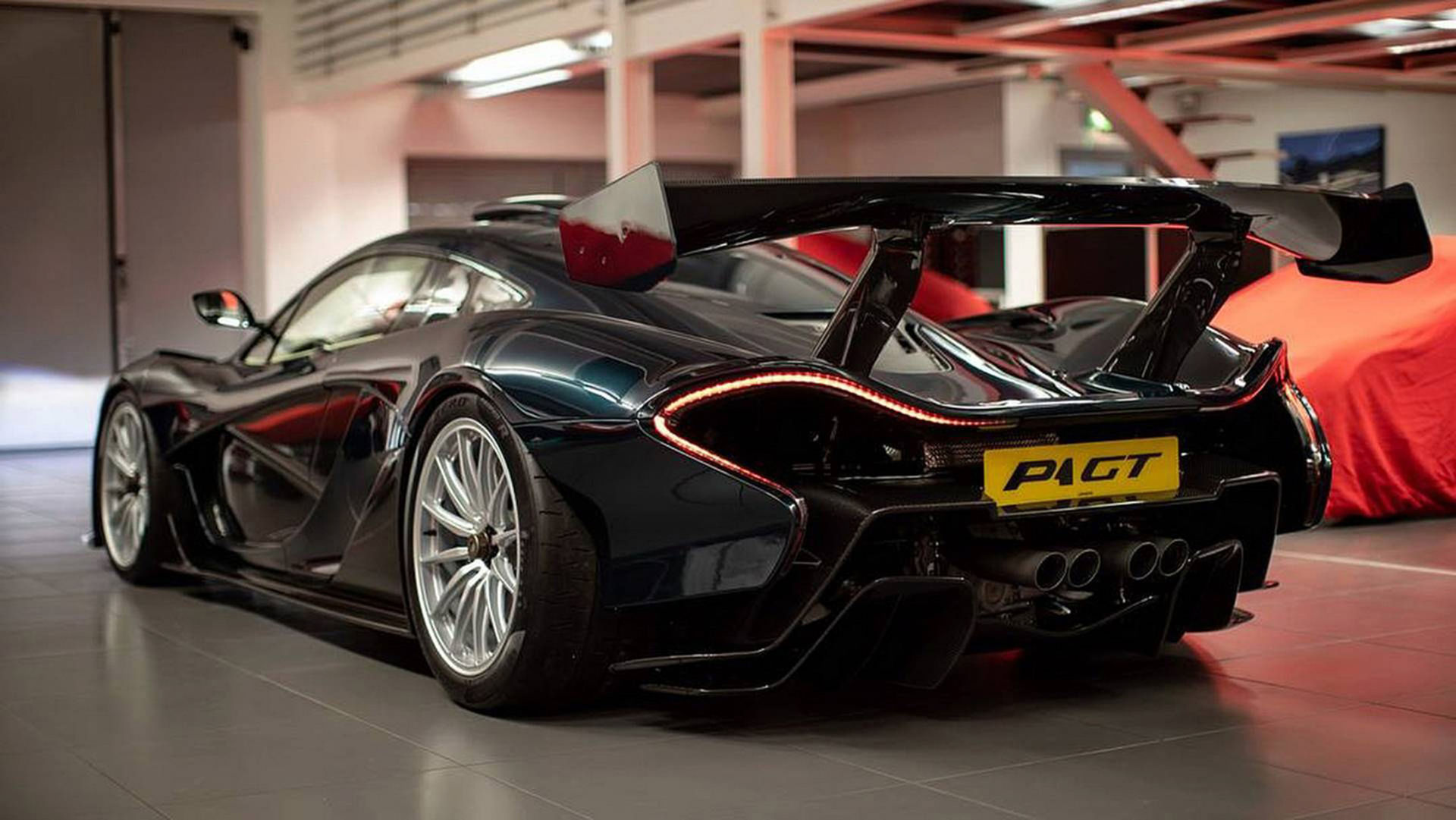 Det h r r McLaren P1 GT. Byggd av Lanzante Feber Bil