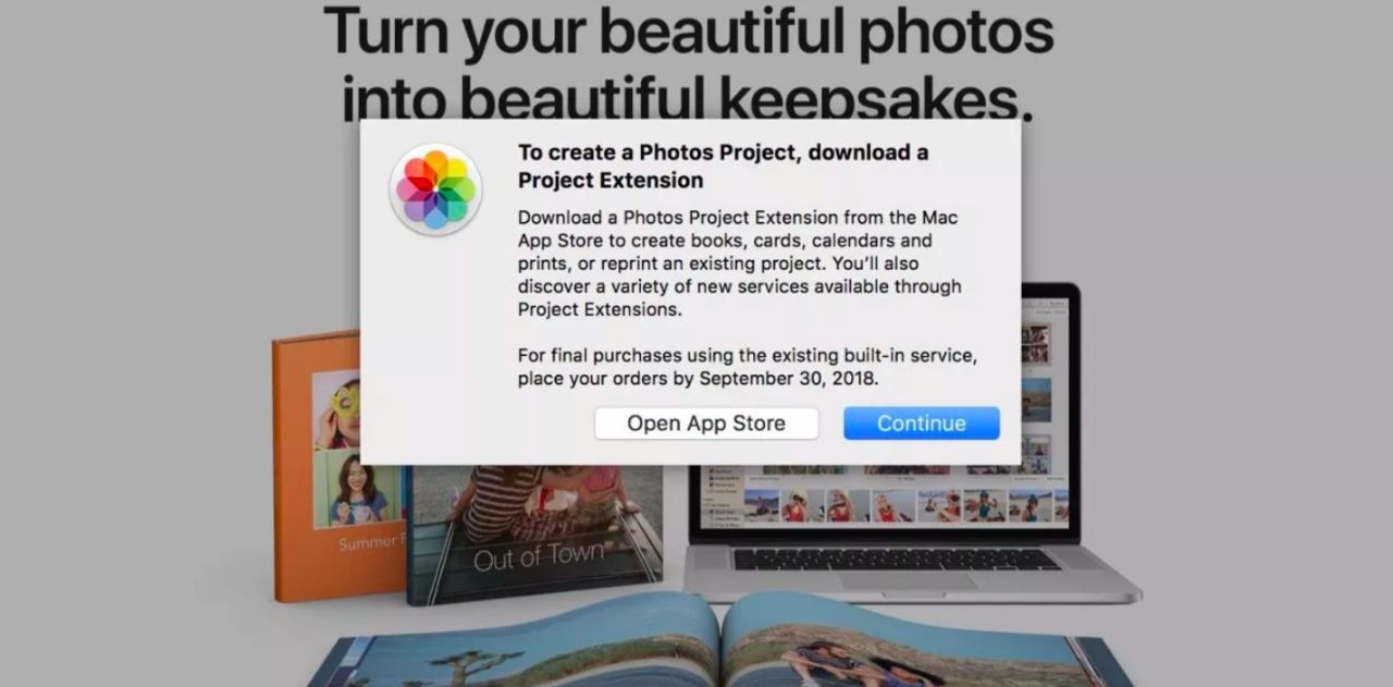 Apple fimpar sin tjänst för foto-utskrifter