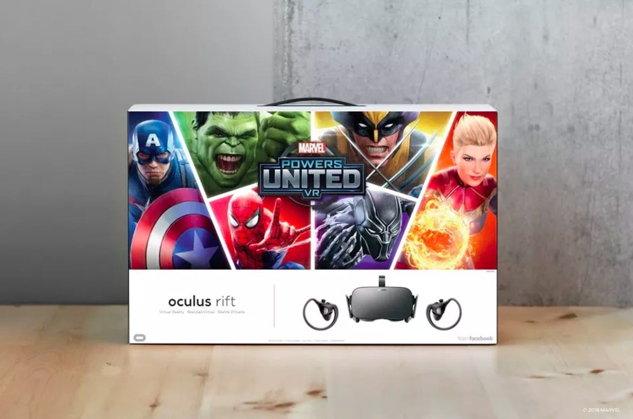 Oculus Rift bundlas med Marvel Powers United VR