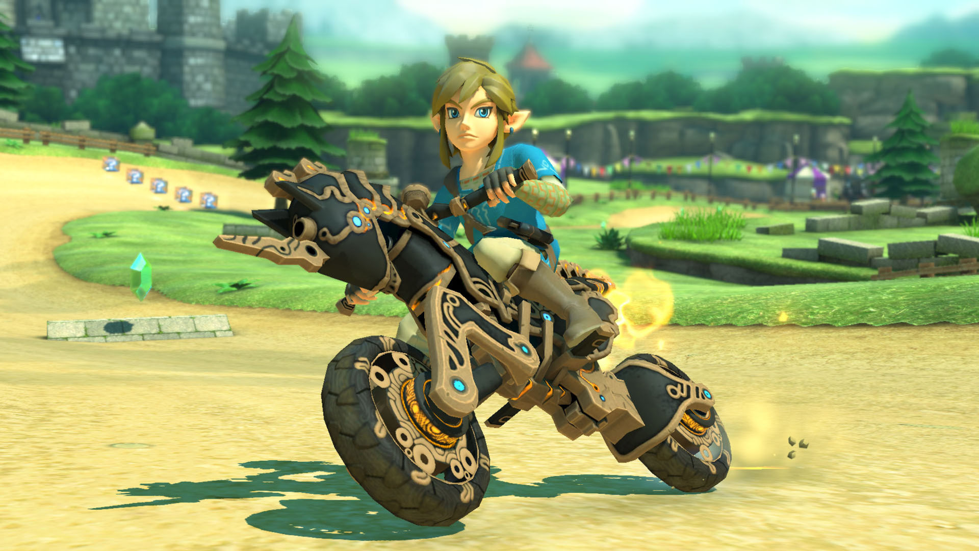 Link kommer till Mario Kart 8 Deluxe