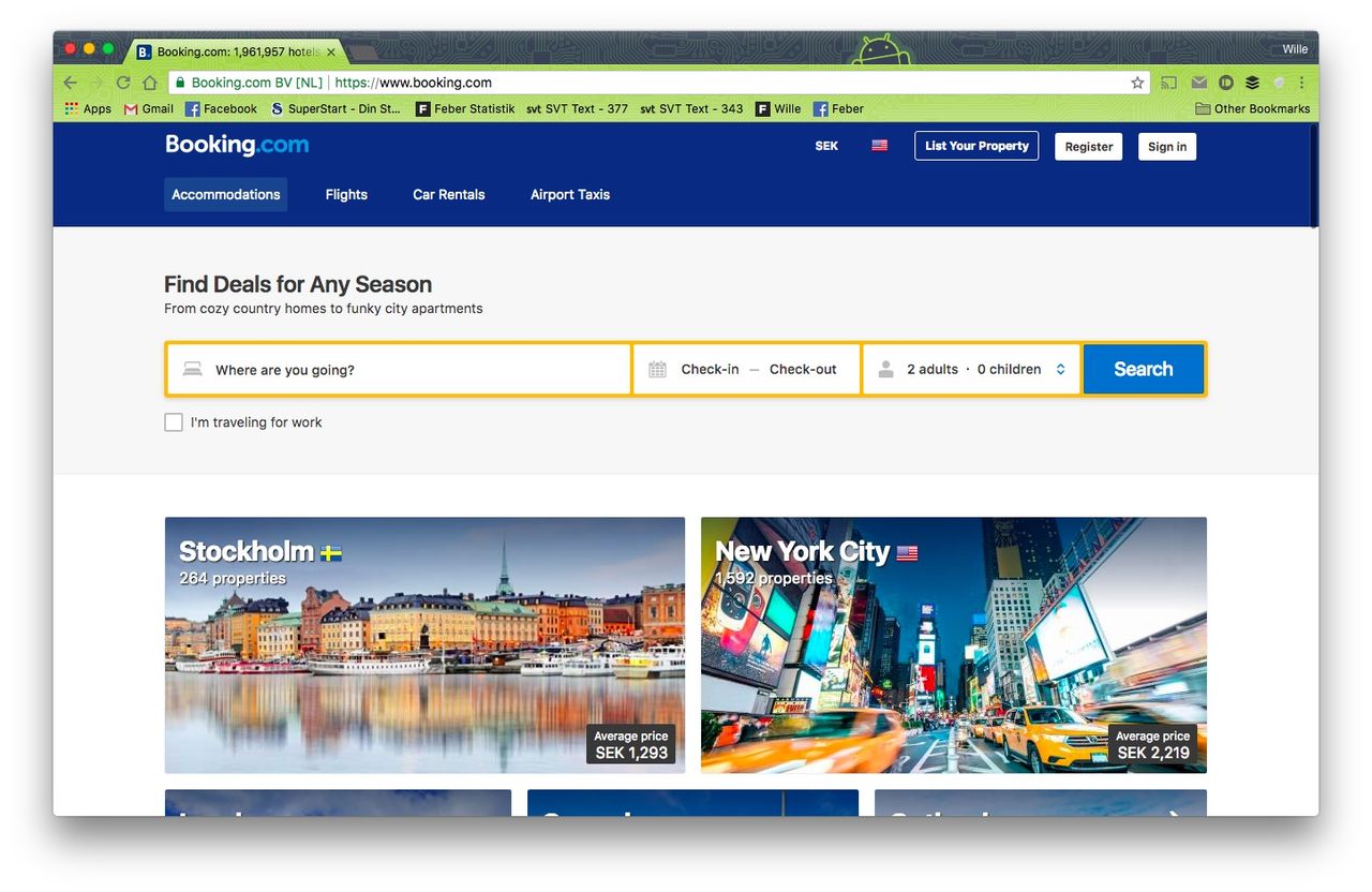 Booking.com fällda i Patent- och Marknadsdomstolen