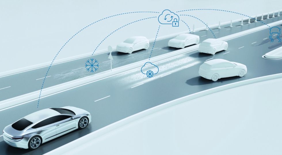 Bosch presenterar assistanssystem för självkörande bilar