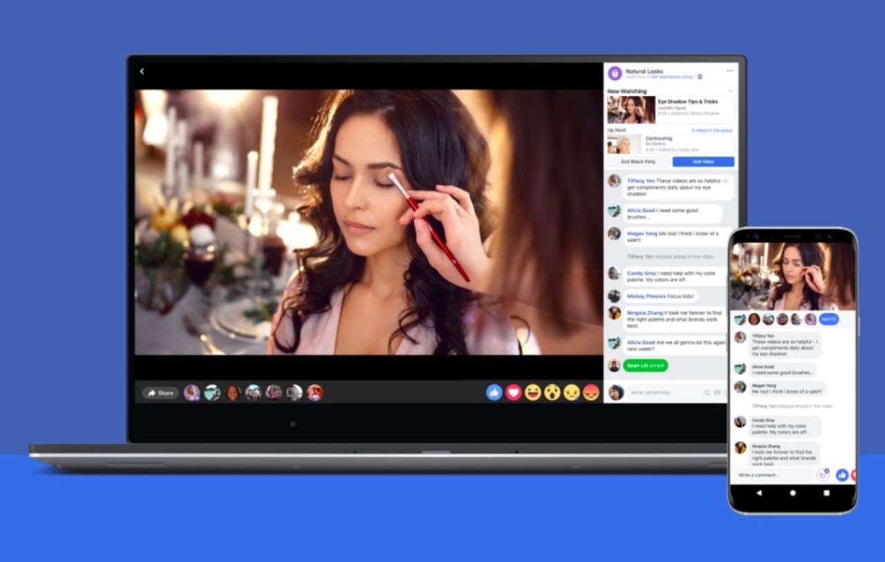 Nu kan alla använda Facebook Watch Party