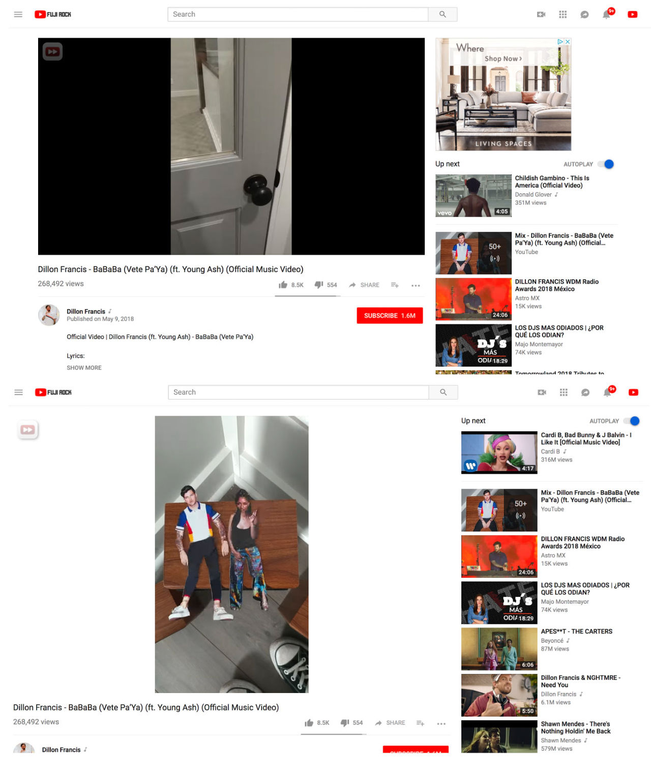 Youtube fixar formaten i videospelaren
