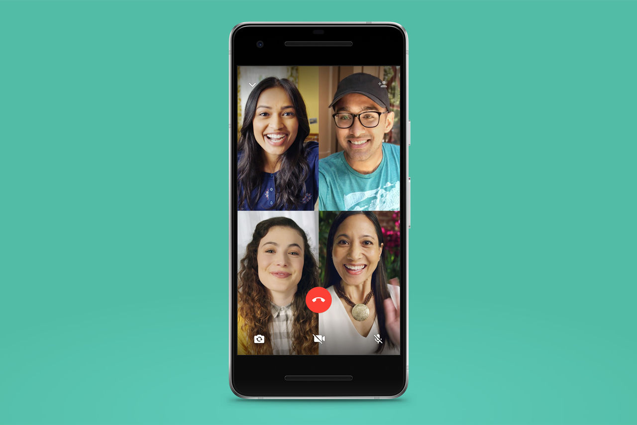 Videosamtal med fyra personer kommer till WhatsApp