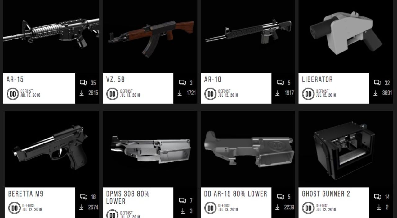 Delstater vill förbjuda 3D-ritningar till vapen