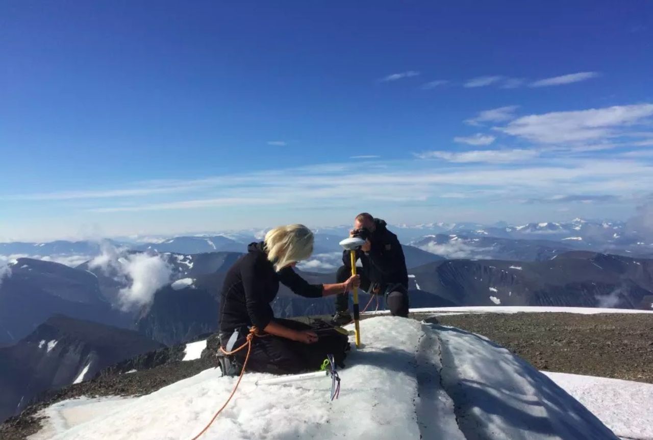 Nu är Kebnekaises nordtopp Sveriges högsta punkt