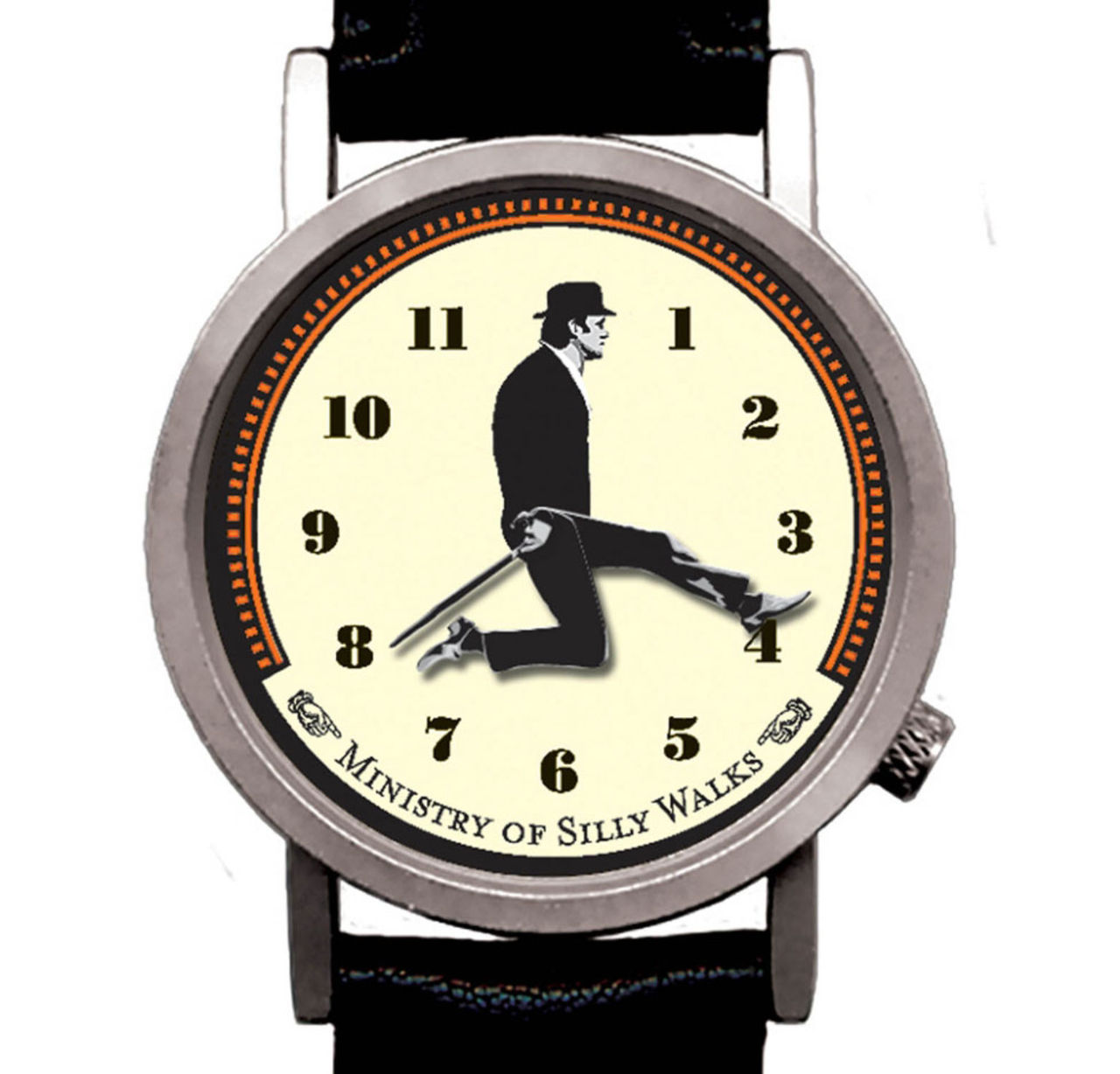 Skön klocka med klassisk Monty Python-sketch