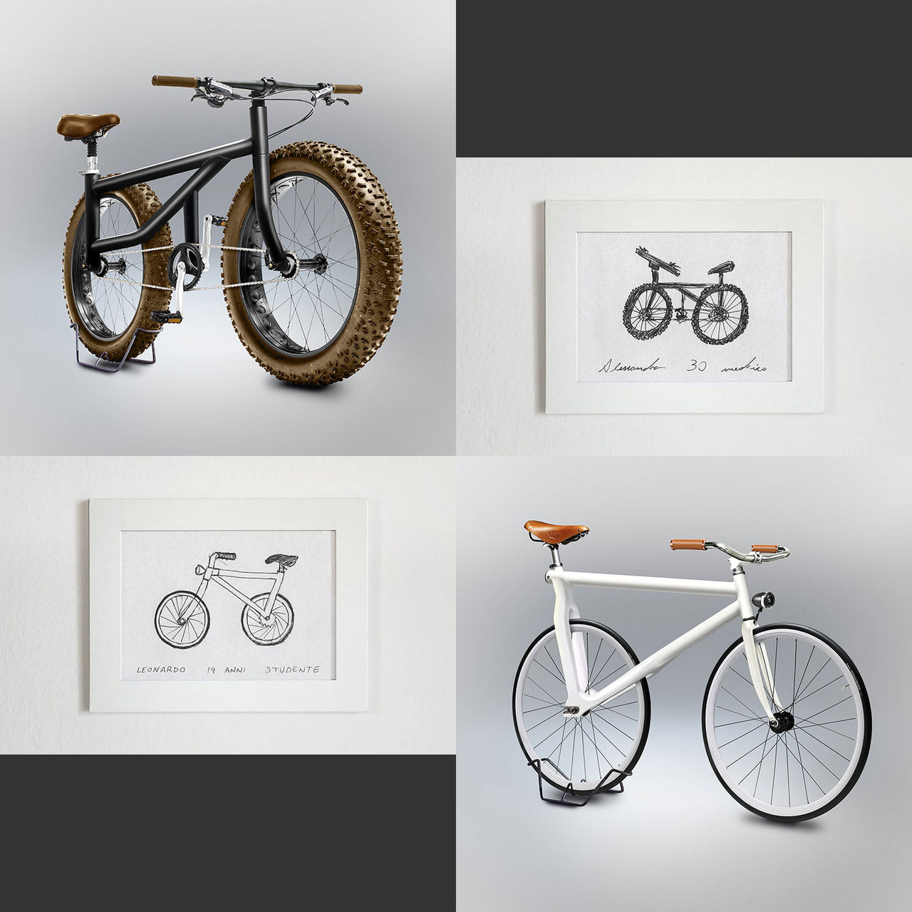 Gianluca har gjort konstiga cyklar lite verkliga