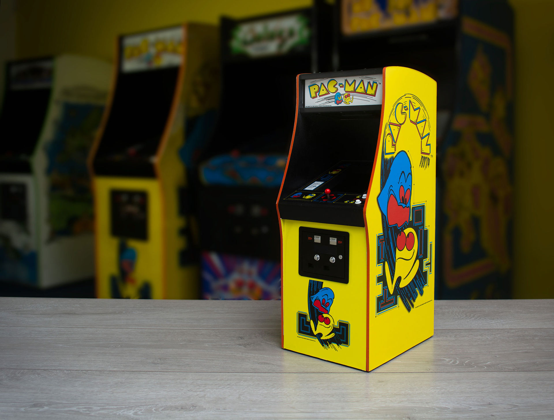 Exakt replika av Pac-Man i arkadform