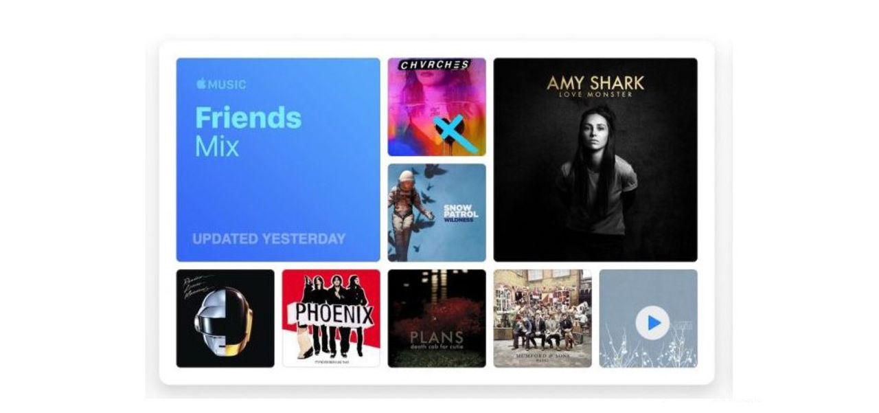 Apple Music lanserar Friends Mix
