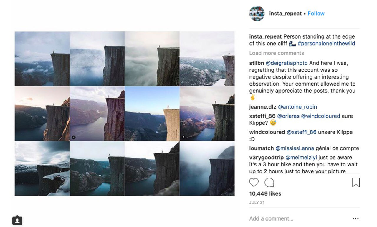 Allas liv ser likadan ut på Instagram