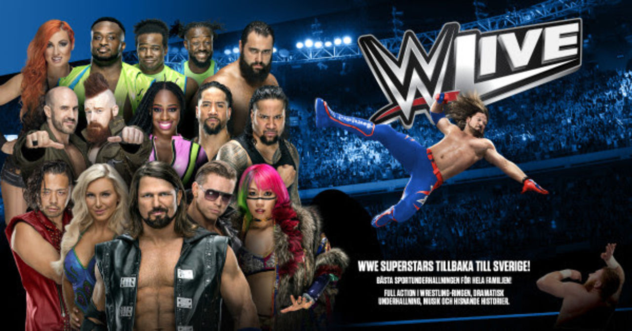 WWE Live i Stockholm flyttas till våren