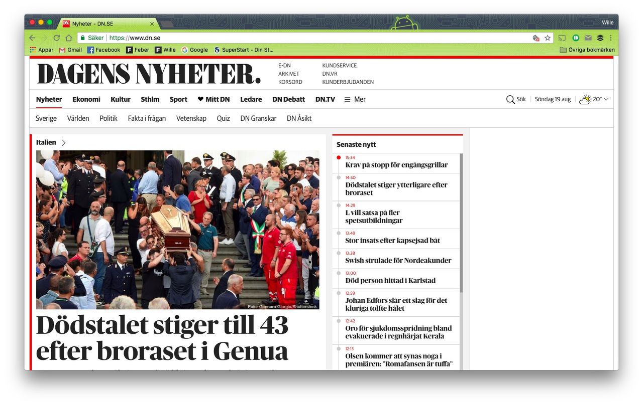 DN.se blir gratis fram tills valet