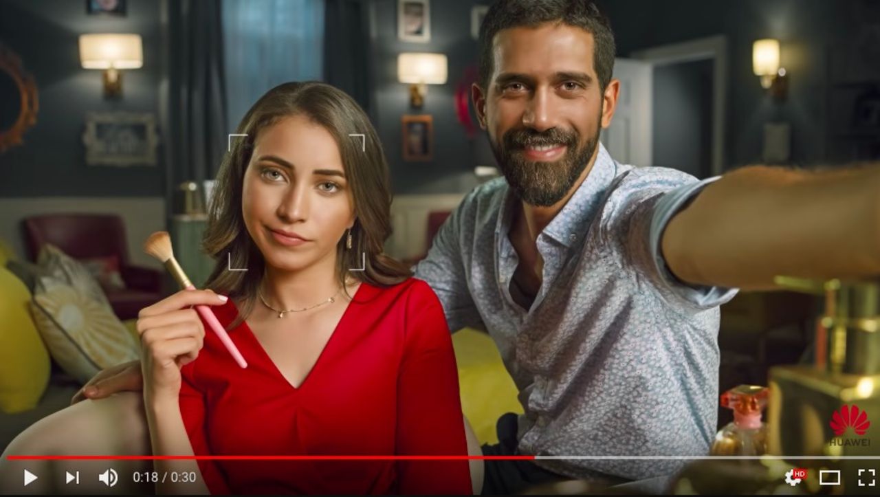 Huawei fejkar mobilbilder i reklamfilm