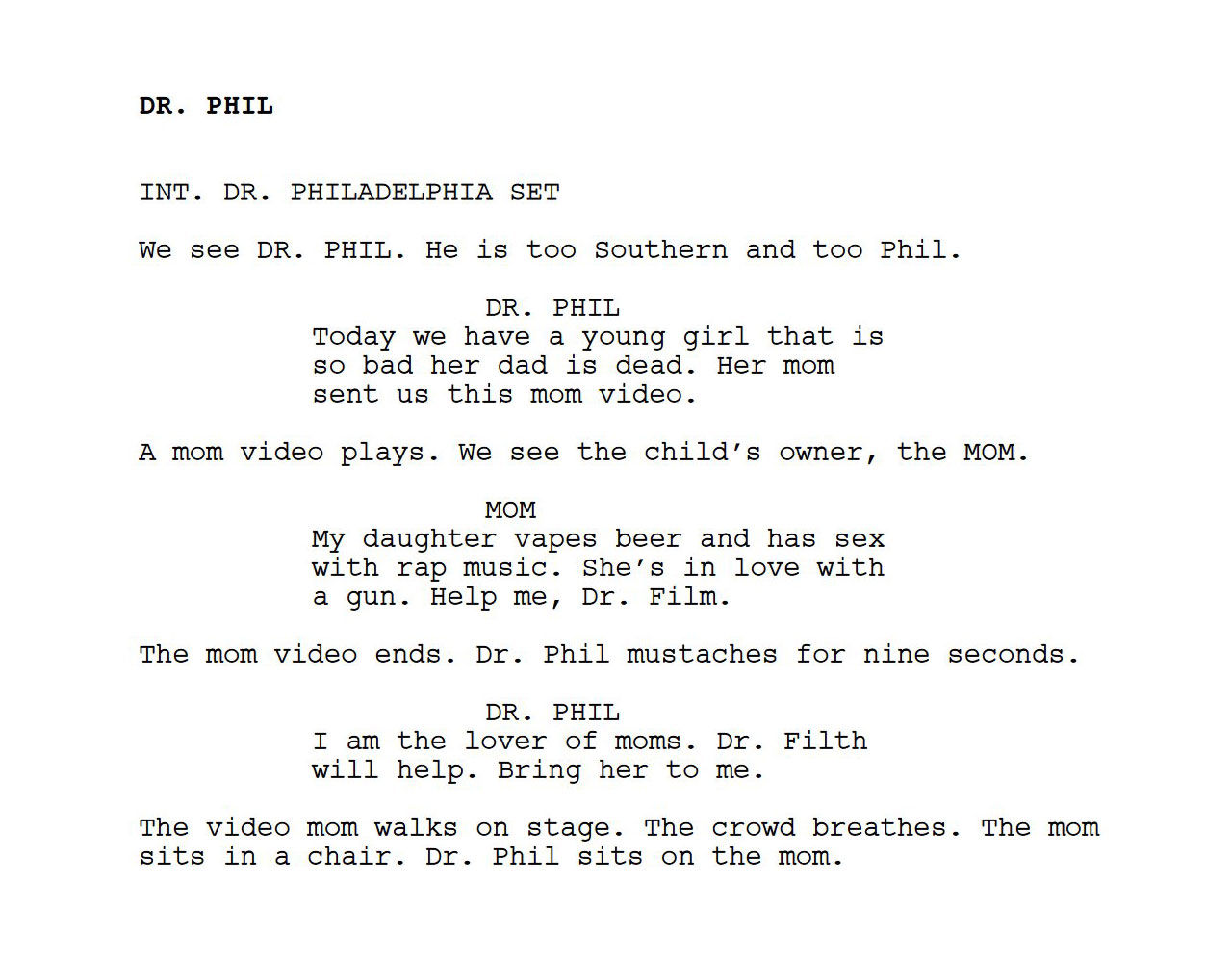 Vad händer om en bot får se 1000-tals timmar med Dr. Phil...