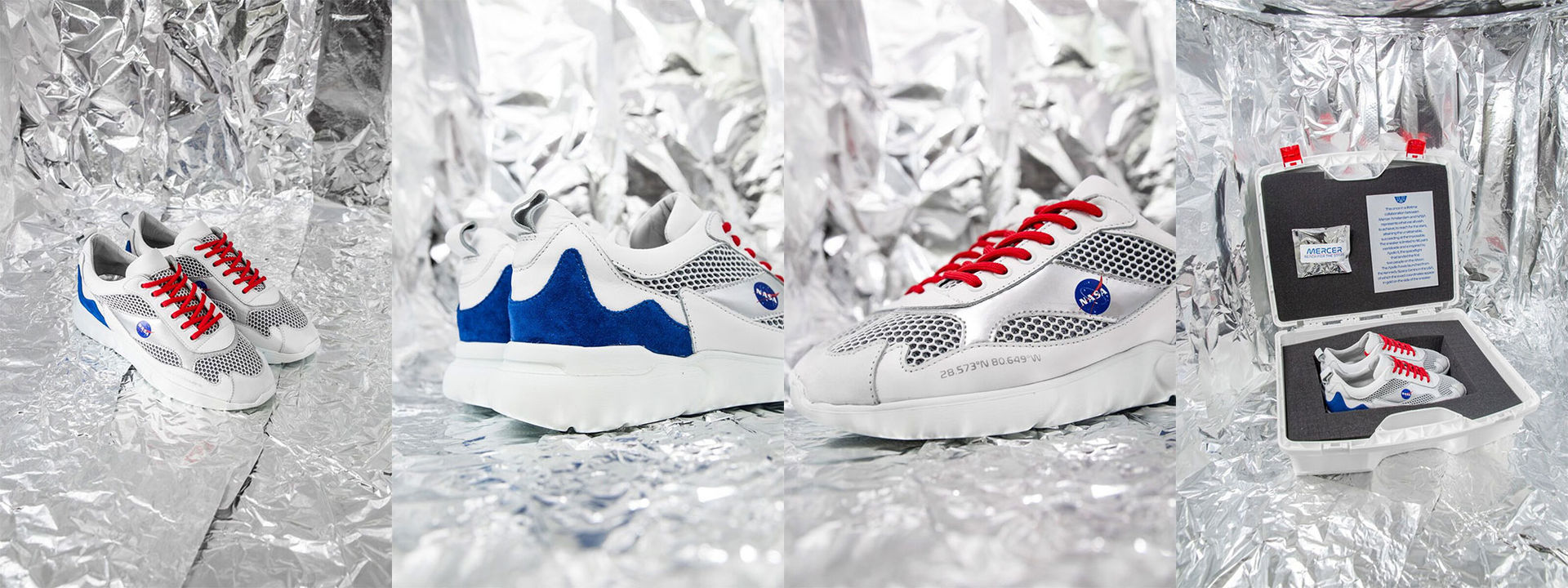 Lyxig sneaker i NASA-stil