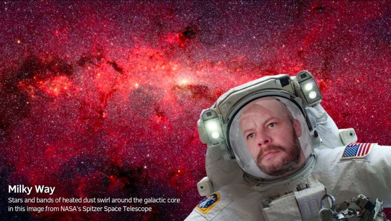 Ta en selfie i rymden