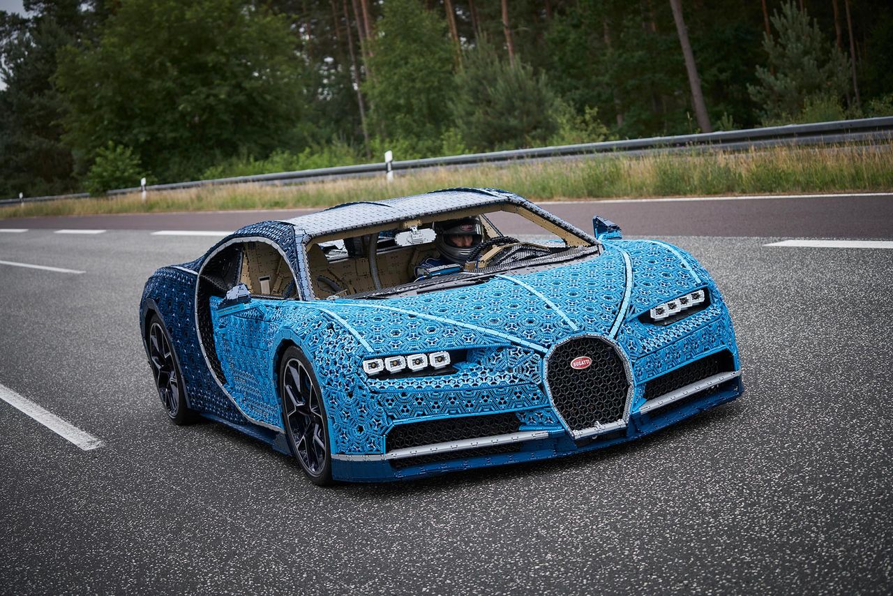 Lego har byggt en fullstor Bugatti Chiron