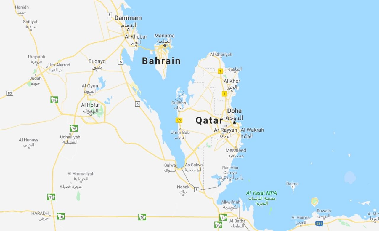 Qatar kan bli en ö