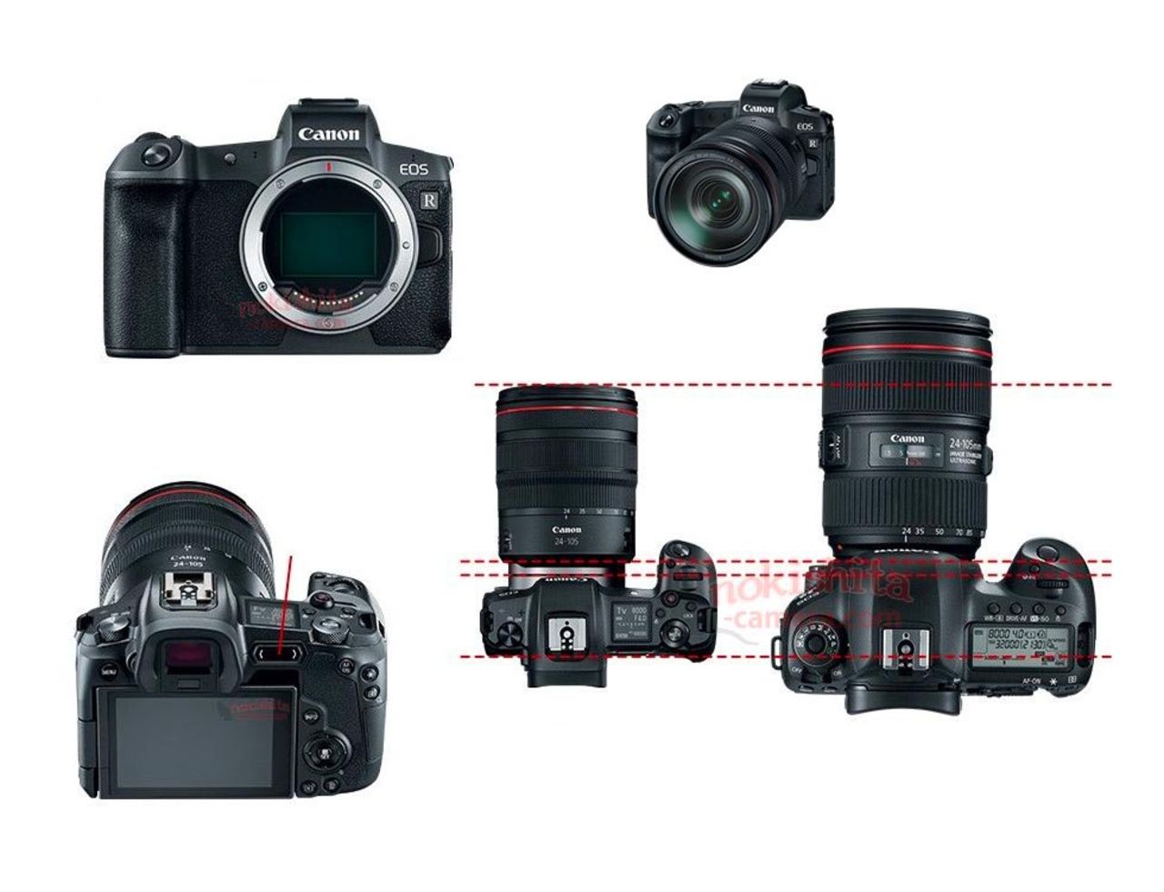 Bilder och specifikationer på Canons spegellösa läcker