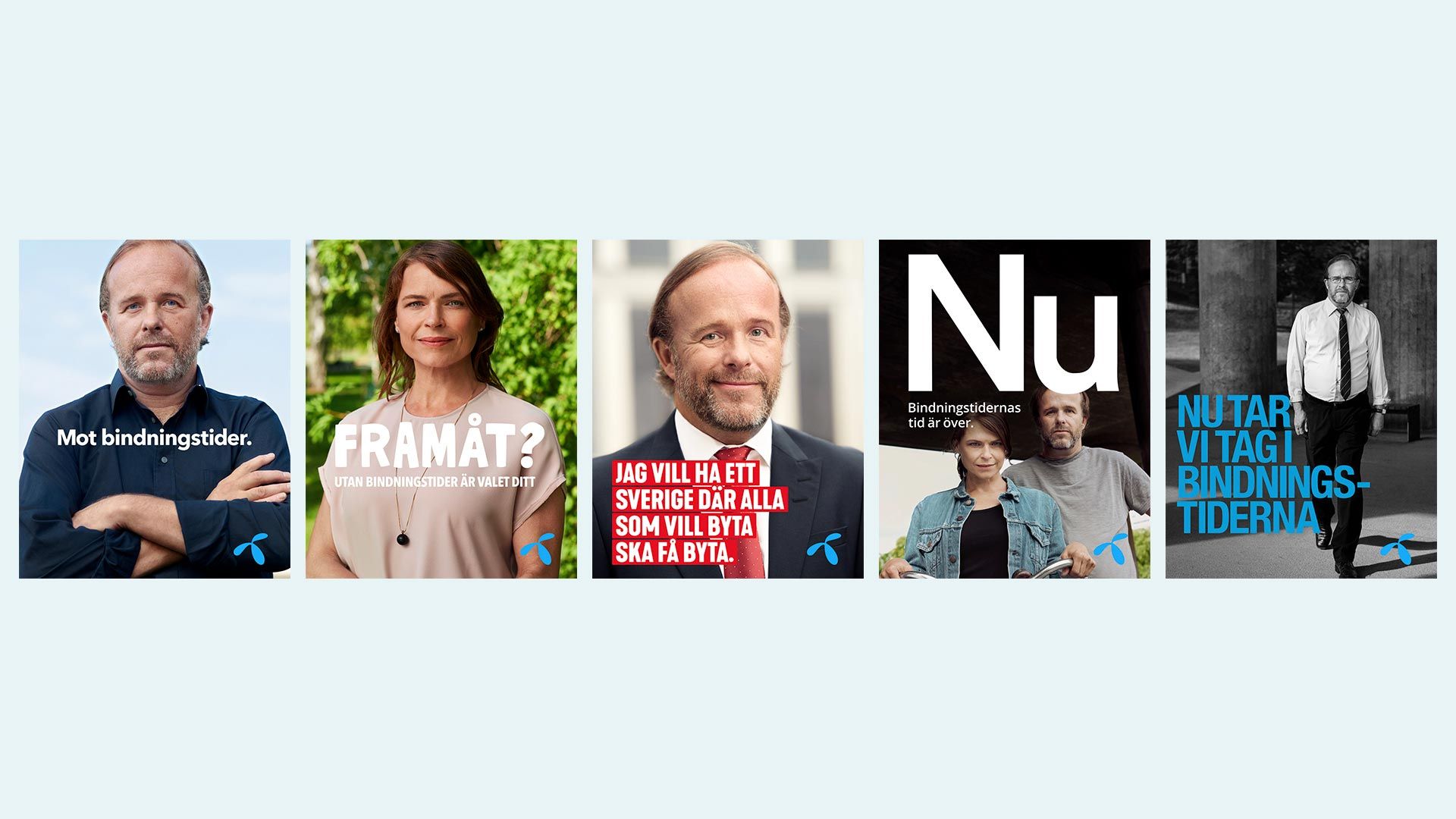 Telenor gör parodi på valaffischer 