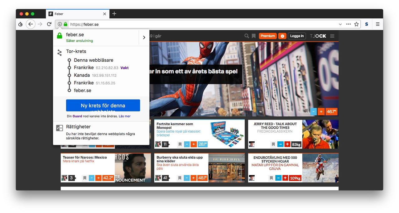 Tor släpper ny version av sin webbläsare