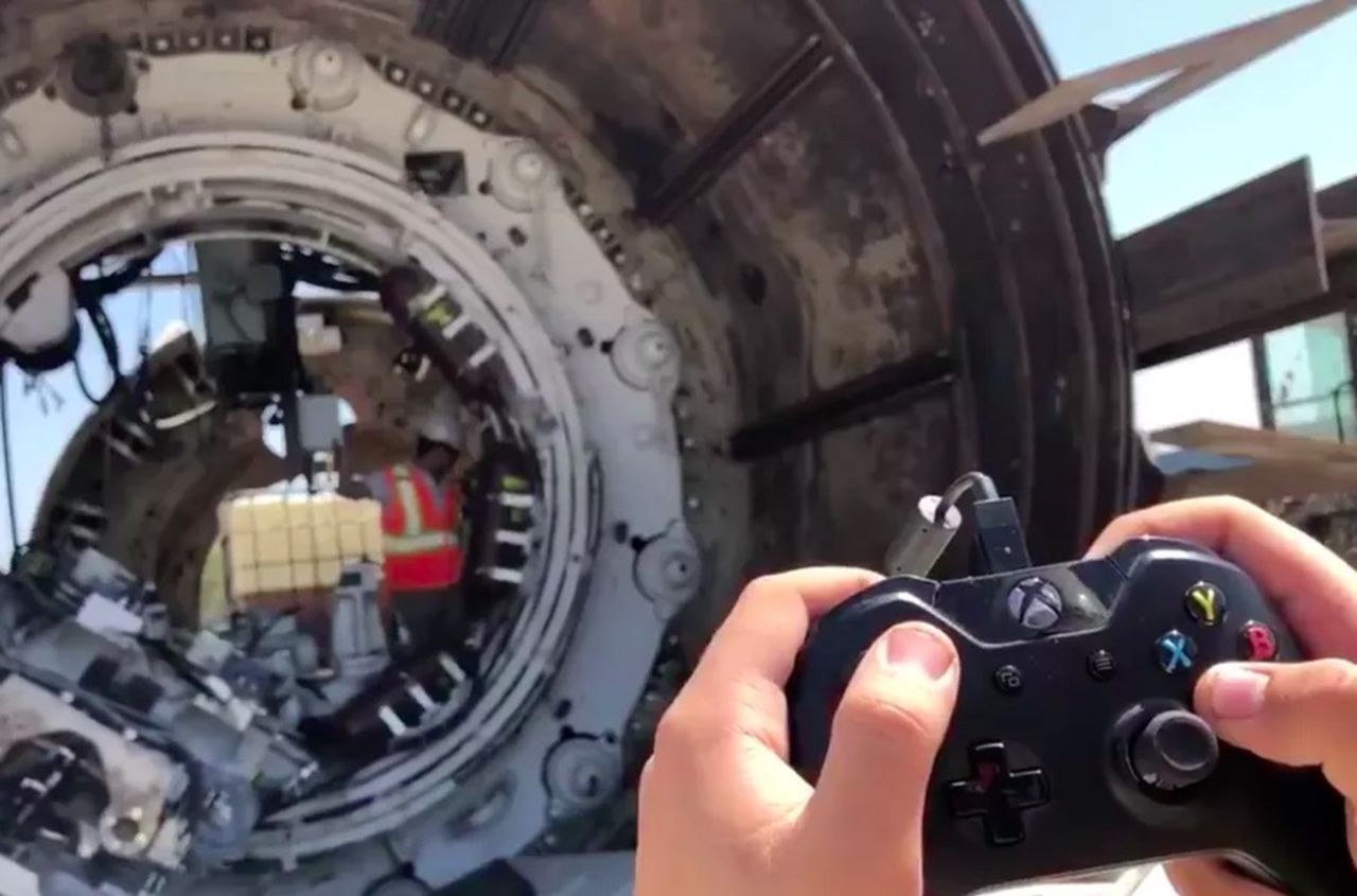 The Boring Company styr sin borr med en xbox-kontroll