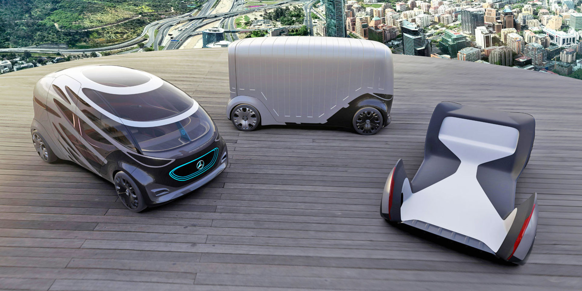 Mercedes visar upp  konceptet Vision Urbanetic